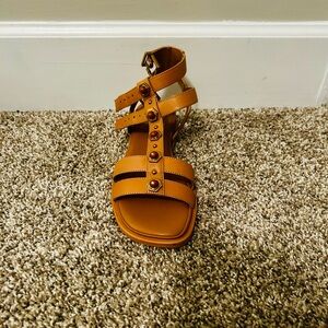 Vince Camuto Brown Strappy Sandals